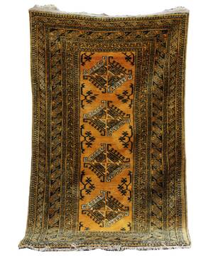 Handknuten matta, orientalisk