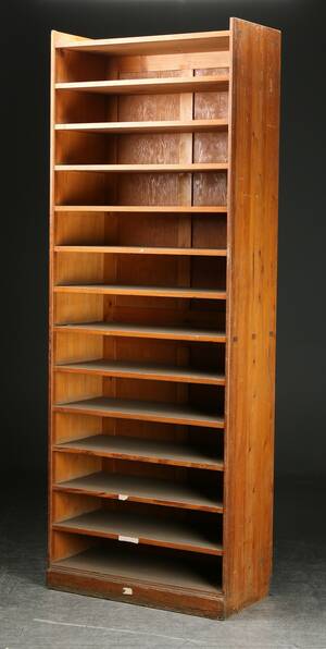 Martin Nyrop. Reol tegnet til Københavns Rådhus