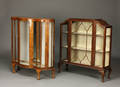 Engelsk vitrineskabe, 1900tallet, mahogny  2