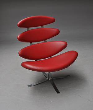 Poul M. Volther. Corona hvilestol, Model EJ 5