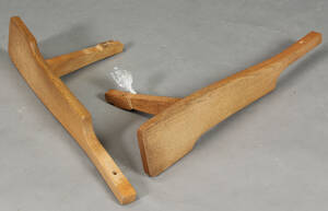 Hans J. Wegner. Sæt armlæn til lænestol model GE-375