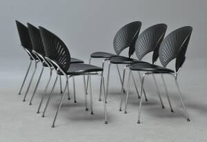 Nanna Ditzel. Sæt på seks Trinidad stole, model 3296. 6   Denne vare er sat til omsalg under nyt varenummer 4880601