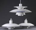Poul Henningsen. PH5 pendel samt to PH4 pendler. 3