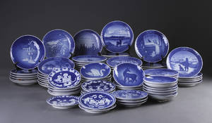 Samling platter, porcelæn. BG.Kgl.P. 113