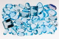 Samling uindfattede topaser - 40 ct.