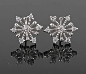 zirconium earrings