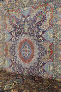 Matta, figural Kashmar, Persien, 393 x 293