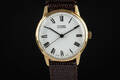 Flora. Vintage herrearmbåndsur, forgyldt. Ref.nr. 01033 