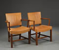 Kaare Klint. Et par armstole, Den Røde stol model 3758A 2