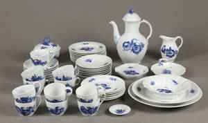 Kgl. Blå Blomst. Spise- og kaffestel 49