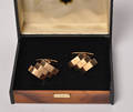 Et par klassiske Manchetknapper af 14 kt. guld