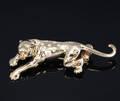 Panter broche af 18 kt. guld prydet med brillanter Denne vare er sat til omsalg under nyt varenummer 4136193