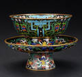 Kinesisk cloisonne opsats, 18001900-tallet 
