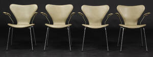 Arne Jacobsen. Fire stole model 3207 4