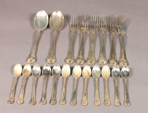 Saksisk sølvbestik 20