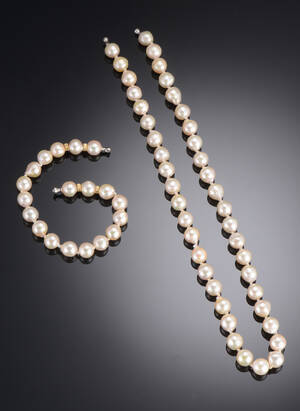 Perlecollier og armbånd med dubsko2