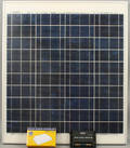 Solpanel 50W med strömregulator