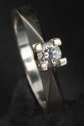 Solitairering, ca. 0.25 ct.