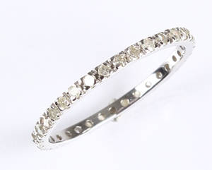 Alliancering. Ca. 0.50 ct