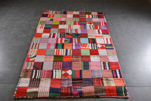 Modern matta, patchwork, Knitted patch, 160 x 230 cm. 