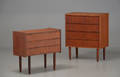 Dansk møbelproducent To kommoder af teak, 1960erne 2