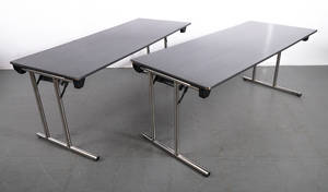 Burgess Furniture. Hopfällbara bord, ett par 2