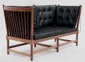 Børge Mogensen 1914-1957 Tremmesofa med stel i valnød.
