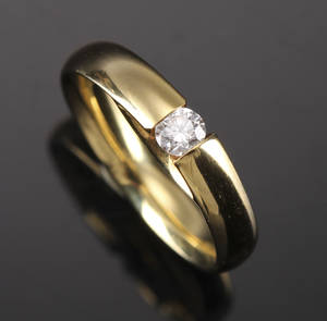 Georg Jensen. Centenary diamantring. 0.20 ct