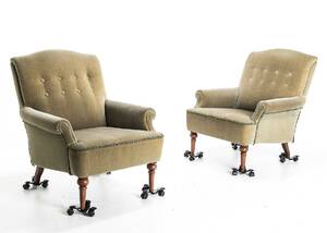 FÅTÖLJER, 1 par, 1900 - talets första hälft