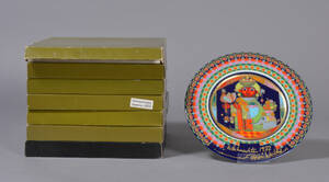 Rosenthal. Bjørn Wiinblad. Samling juleplatter 1972-1978 7