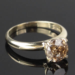 Solitaire ring i 14 kt. guld med brillant 1.90 ct. Denne vare er sat til omsalg under nyt varenummer 4113565