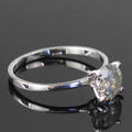 Solitaire ring i 14 kt. Rhodineret guld med brillant 1.23 ct. Denne vare er sat til omsalg under nyt varenummer 4150415