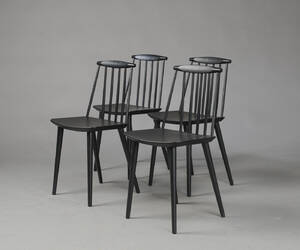 HAY. Fire spisestole, model J77. 4