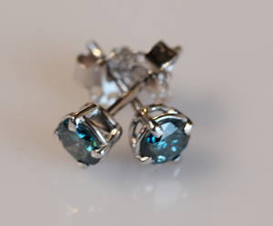 Par brillant ørestikker ca. 0.55 ct.