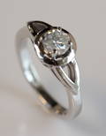 Brillant ring ca. 0.55 ct.