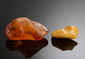 To ravklumper, samlet vægt ca. 125 gram. 2 Denne vare er sat til omsalg under nyt varenummer 4263543