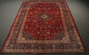 Persisk Keshan tæppe. 427 x 303 cm