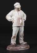 Nils Nielsen for Bing  Grøndahl. Figur nr. 1786 i form af murer 