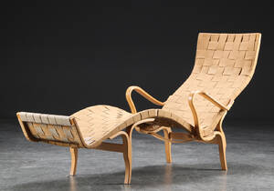 Bruno Mathsson. Chaiselongue, model Pernilla hvilestol med gjordeflet Denne vare er sat til omsalg under nyt varenummer 4599832