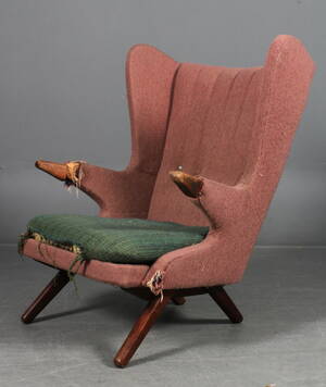 Svend Skipper. Lænestol  øreklapstol, model 91 