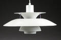 Poul Henningsen. PH5 pendel, hvid