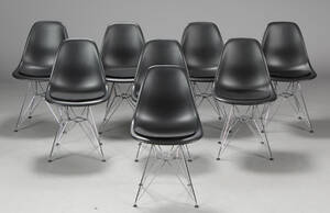 Charles Eames. Spisestole 8