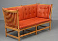 Børge Mogensen. Tremmesofa, model 1789 med cognacfarvet læder