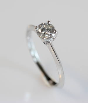 Solitaire ring ca. 0.60 ct.