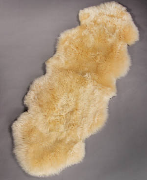 Forligger af australsk lammeskind - premium skind. Cream