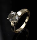 Solitaire ring ca. 3.00 ct.