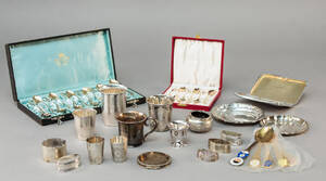 Samling blandet sølv 24