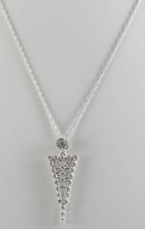 Pendant 18k with  diamonds 0.14ct 