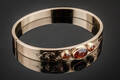 Armring af guld 14 kt. med ciseleringer og tre citriner Denne vare er sat til omsalg under nyt varenummer 4088222
