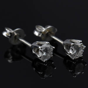 Par brillant ørestikker ca. 0.50 ct.